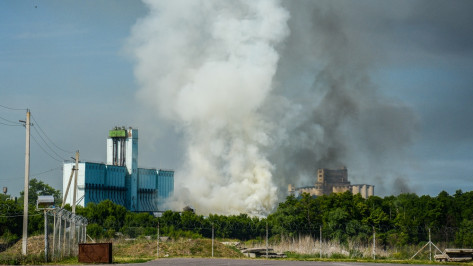 На Острогожском мелькомбинате частично выгорели склады