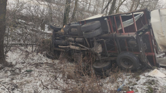 В Воронежской области в ДТП с микроавтобусом и ЗИЛом пострадал 37-летний мужчина