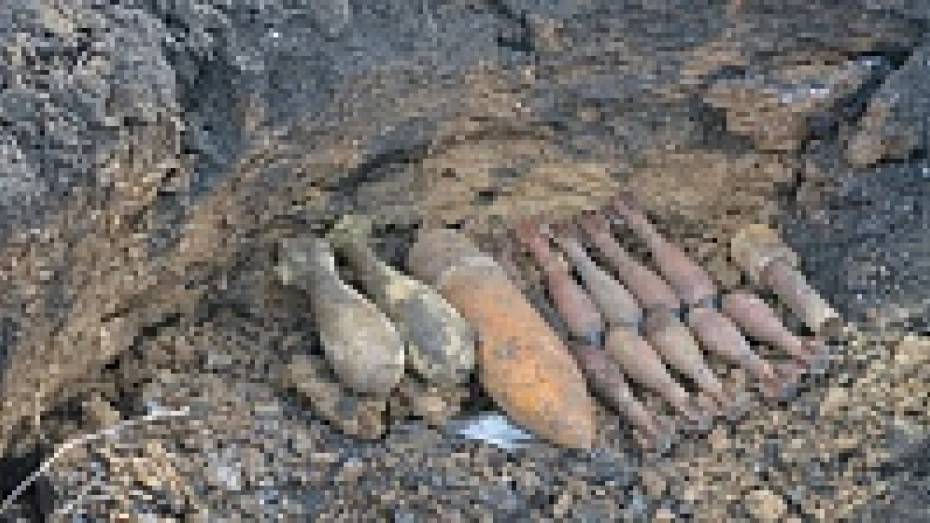 В Острогожском районе на полигоне уничтожили 35 снарядов времен войны