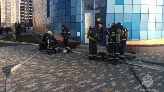 Пожарные машины заметили возле здания ледовой арены в Нововоронеже