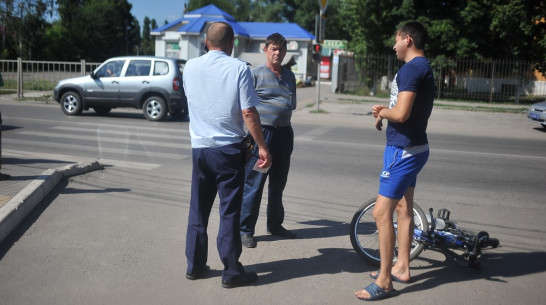 В Воронежской области в ДТП пострадал 11-летний велосипедист 