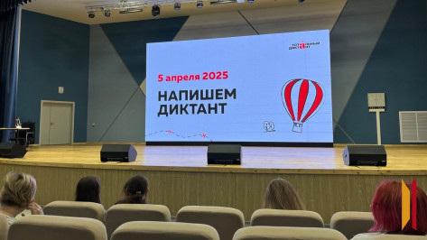 Более 350 воронежцев написали «Тотальный диктант» в 2025 году