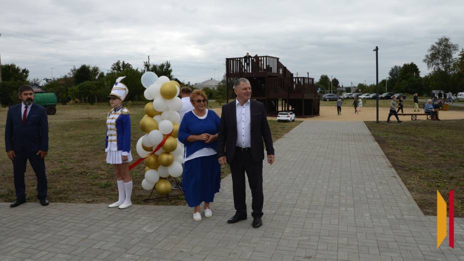 В калачеевском селе Заброды по инициативе жителей обустроили парк