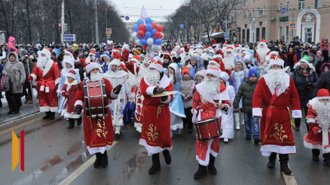 В Воронеже 27 декабря пройдет парад Дедов Морозов