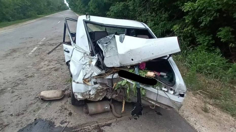 В Воронежской области 23-летняя девушка разбила Mercedes и попала в больницу