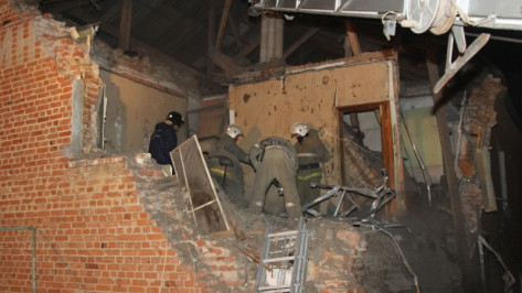 В Воронежской области стены дома рухнули из-за взрыва газа