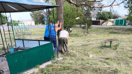 В верхнемамонском селе Приречное отремонтируют детскую площадку более чем за 900 тыс рублей
