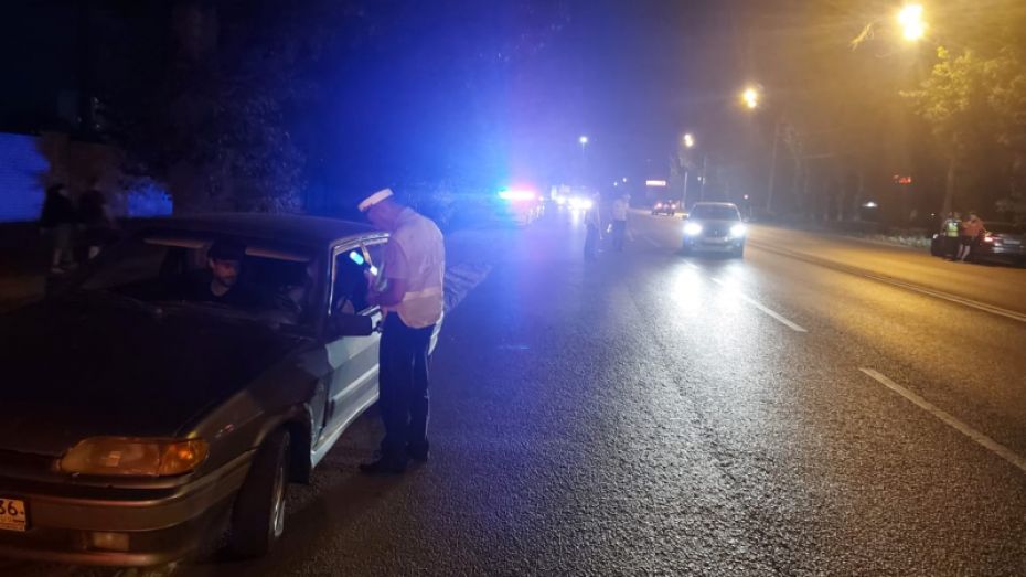 В Воронеже ночью пятницы поймали 5 пьяных водителей