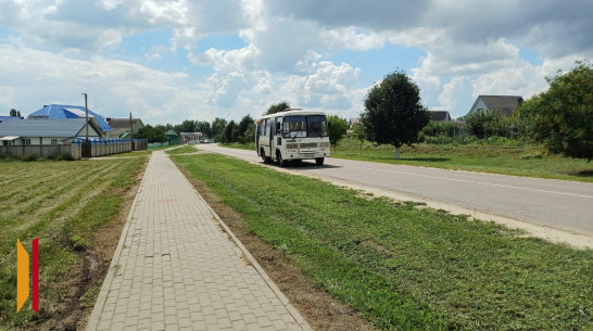 На дороги Хохольского района вышли автобусы двух перевозчиков