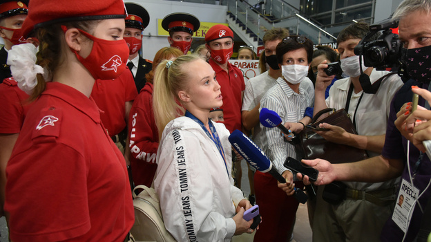Воронежская гимнастка Ангелина Мельникова одержала победу на соревнованиях в Швейцарии