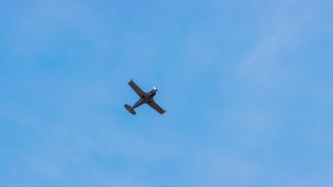 В Воронежской области пролет БПЛА попал на видео