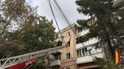В Воронеже 27 августа загорелась квартира в доме на улице Кольцовской: видео
