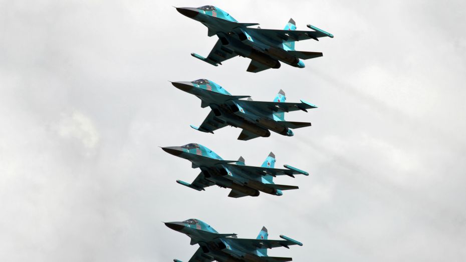 Четырьмя бомбардировщиками Су-34 пополнится Воронежская авиабаза