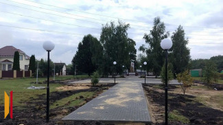 В грибановском селе Листопадовка общественники благоустроили территорию мемориала