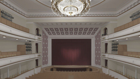 Воронежцам показали обновленные интерьеры помещений театра оперы и балета