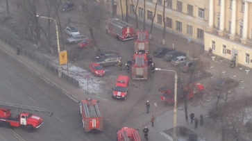 По тревоге в воронежскую больницу приехали 9 пожарных машин
