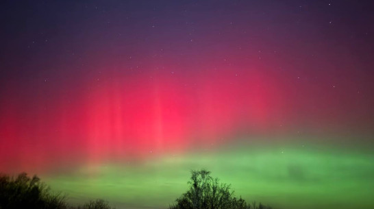 В ночь на 20 января воронежцы увидели северное сияние
