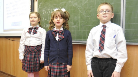 Всего 23 процентам воронежских учеников нравится единая школьная форма