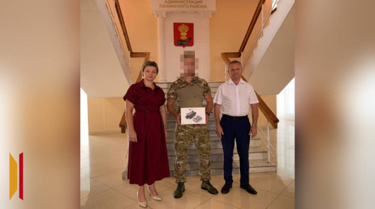 Панинцы передали квадрокоптер участникам СВО