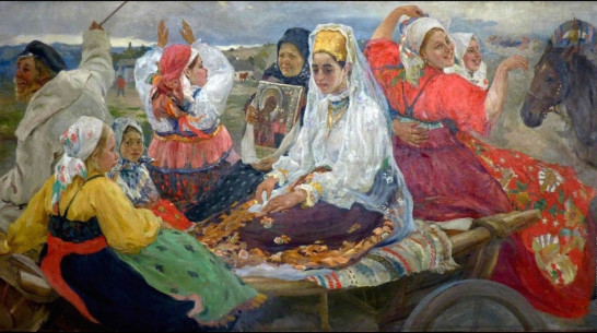 На воронежских улицах появились картины знаменитых живописцев