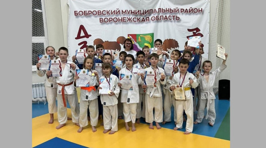 Поворинские дзюдоисты завоевали 18 медалей на открытом первенстве Бобровского района