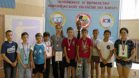 Поворинские каратисты завоевали семь медалей на областных соревнованиях
