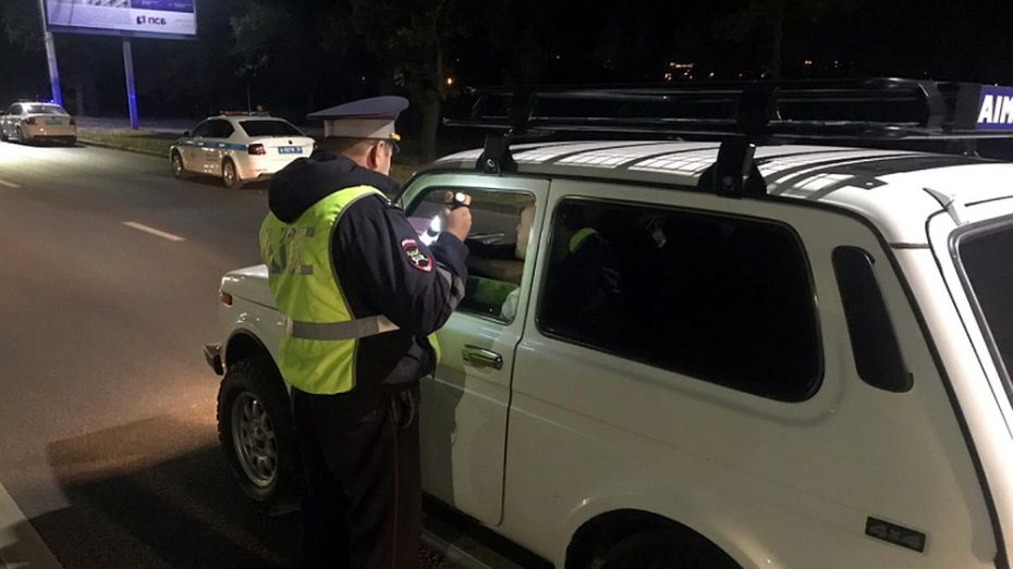 В ходе сплошных проверок в Воронеже инспекторам попались 15 пьяных водителей