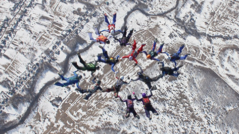 Воронежские парашютистки установили рекорд ЦФО