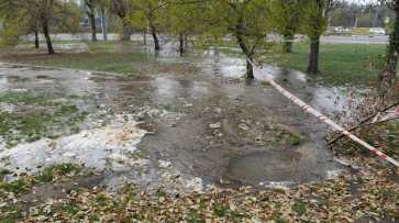 В Советском районе Воронежа затопило 2 улицы