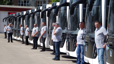 Автопарк воронежского ПАТП-3 пополнился 62 новыми автобусами