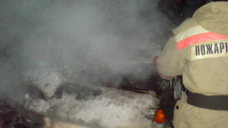 В Воронеже загорелся ВАЗ-21099: пострадал 22-летний водитель