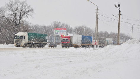 На трассе М4 в Воронежской области из-за пробки срежут разделительное ограждение