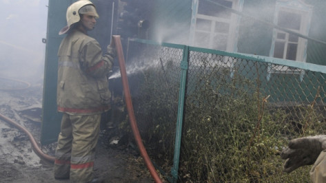 В Воронежской области на пожаре погибли супруги-пенсионеры
