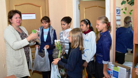 В Грибановке прошла благотворительная акция «Учебники детям»