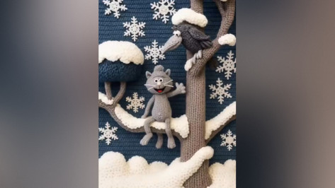 Жительница Воронежа превратила город в вязаный шедевр при помощи нейросети: видео