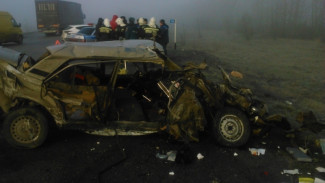 В Воронежской области столкнулись «ВАЗ» и «КАМАЗ»: погибли 2 человека