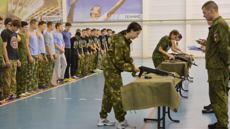 Острогожские спортсмены сдали военно-спортивные нормативы