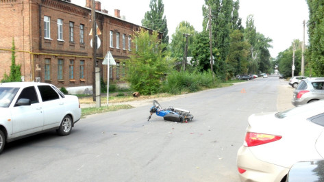 В Борисоглебске в ДТП пострадала 16-летняя пассажирка мотоцикла
