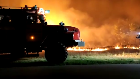 В Воронежской области из-за масштабного пожара эвакуировали 26 человек