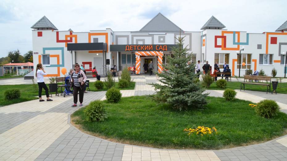 В калачеевском селе Манино открыли новый детский сад на 70 мест