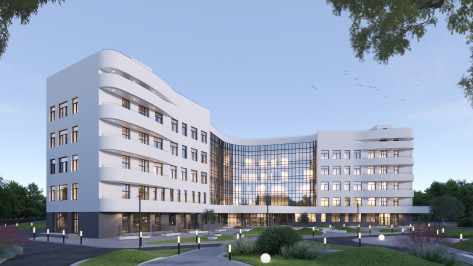 Воронежцам показали, как будет выглядеть современная 6-этажная больница в райцентре