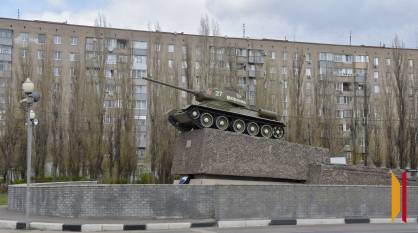 Воронежские памятники Великой Отечественной войны: танк Т-34