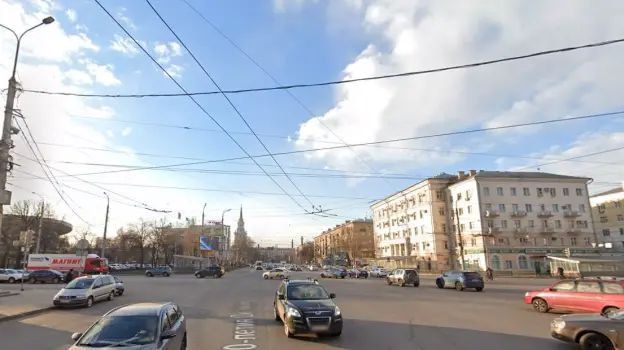 Ремонт дороги на перекрестке возле цирка в Воронеже завершат в середине августа