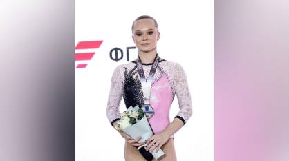 Воронежская гимнастка Ангелина Мельникова завоевала «серебро» на Кубке России