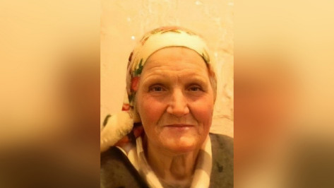 В Воронежской области пропала 82-летняя пенсионерка с возможной потерей памяти