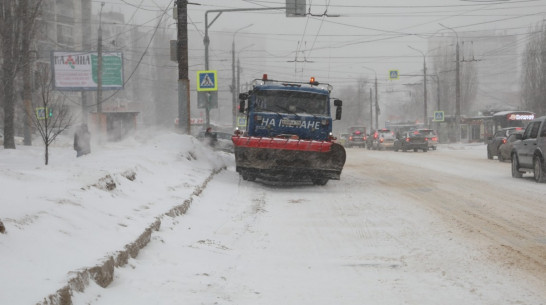 Дорогу в центре Воронежа перекроют для уборки снега