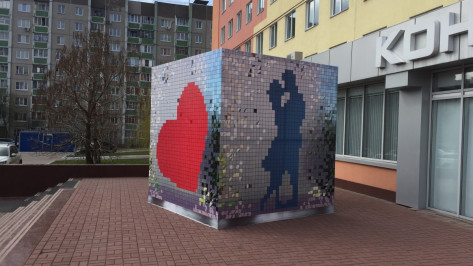 В Северном микрорайоне Воронежа установят арт-объект «Любовь в кубе»