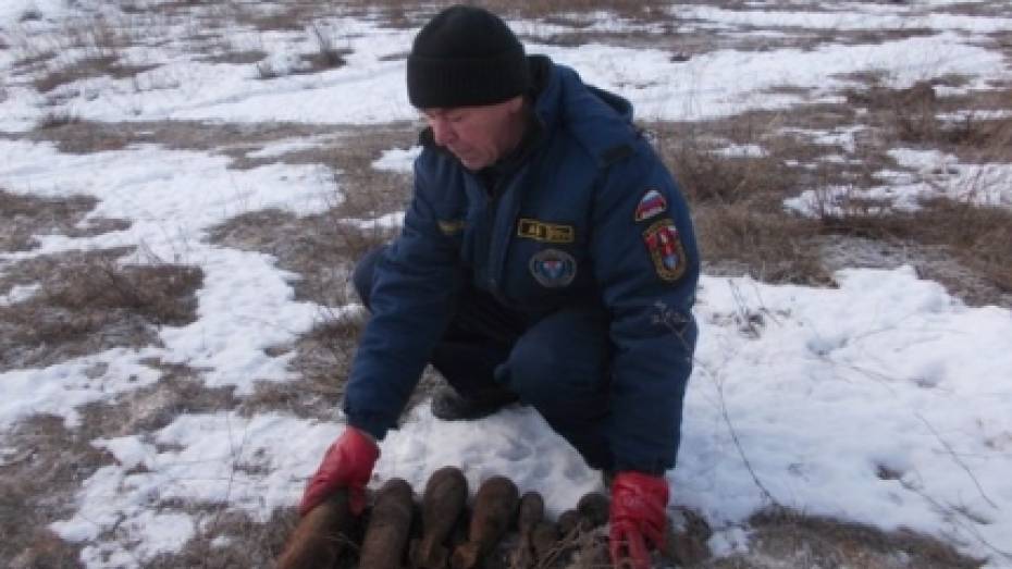 В Воронежской области взрывотехники уничтожили 18 боеприпасов