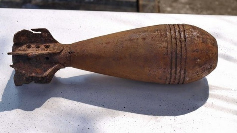 Воронежец при уборке сарая обнаружил мину времен ВОВ