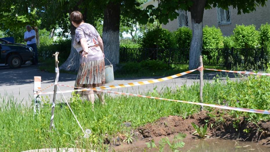 В селе Семилуки вновь начались перебои с подачей воды
